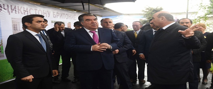 Stone-laying ceremony for construction of Tajik-British International School